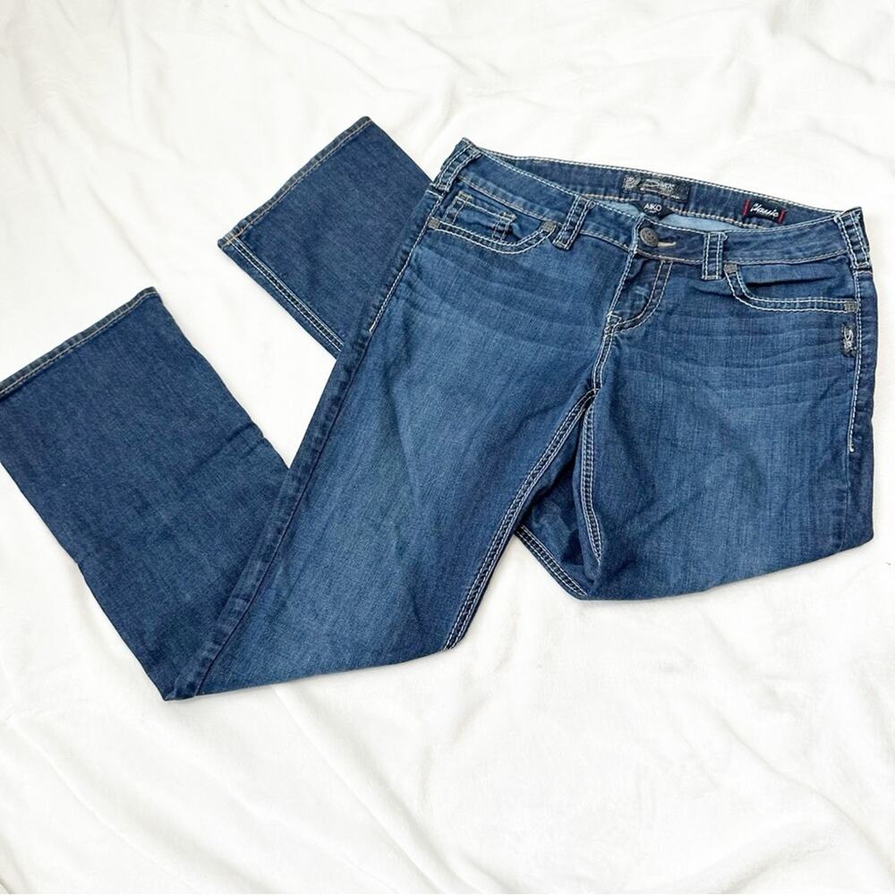 Silver Jeans Aiko Classic mid slim boot cut blue denim size 30